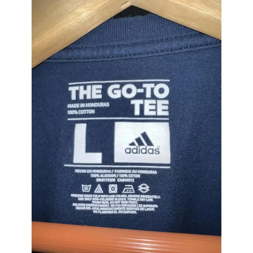Adidas Notre‎ Dame Football T-Shirt Men's Large Sporty Fancore